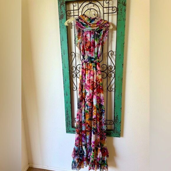 Monash Apparel Floral Chiffon Maxi Dress – NWT – Size S - Picture 7 of 10